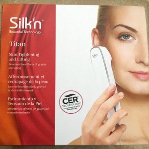 Silk'n Titan, skin tightening and lifting. White colour, CER Technology.